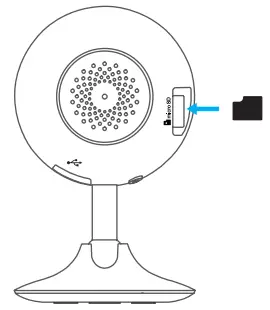 EZVIZ CSC1C Smart Home Camera - Memory Card