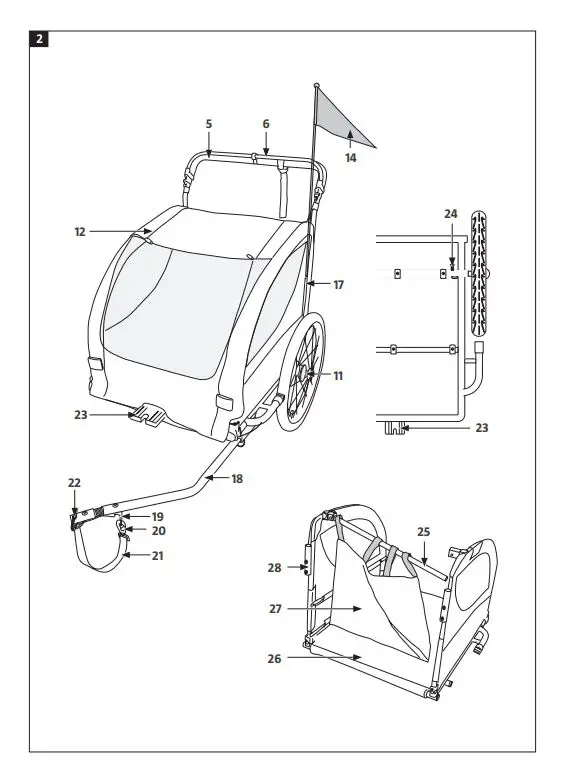 KAYOBA-007637-Bike-Trailer-2