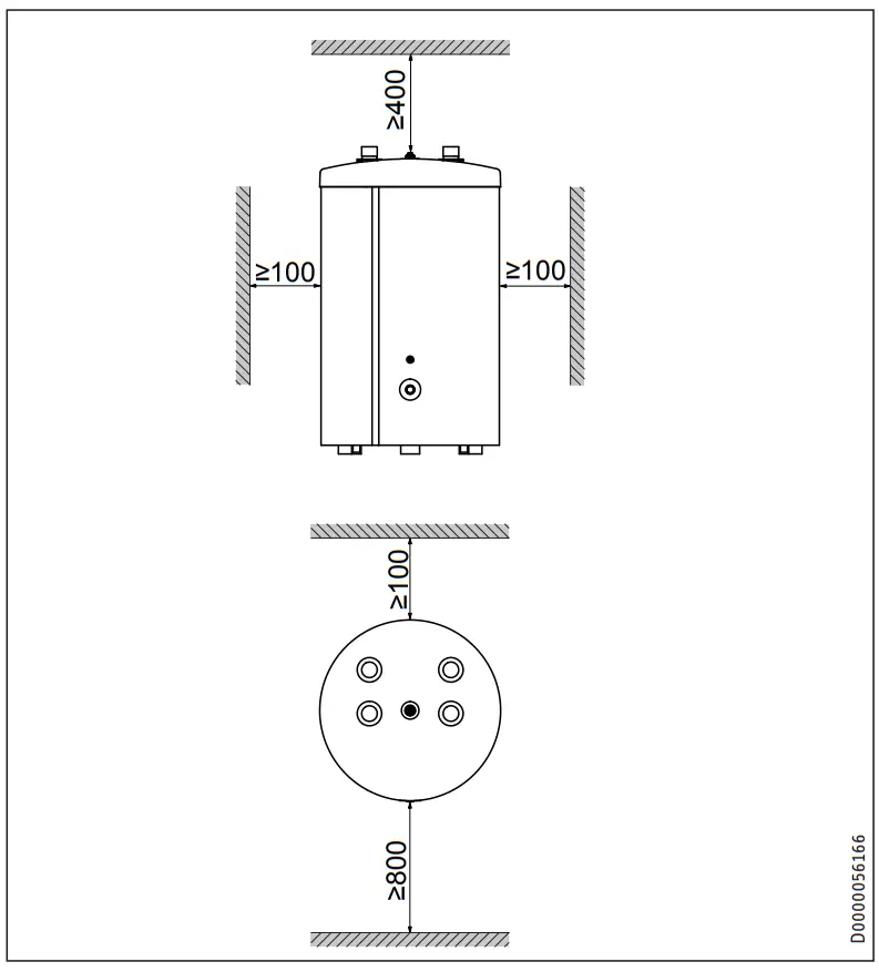TIEBEL ELTRON SBP 100 Classic Heating Buffer Cylinder - fig 1