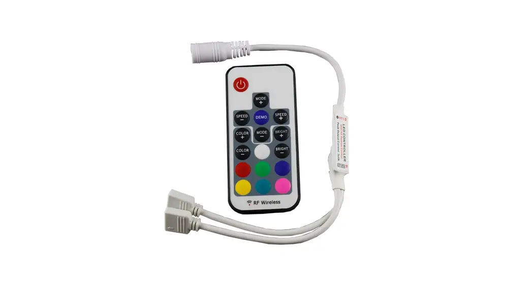 Jnb Dyrgb500 Rf Wireless Remote Light Strip Instruction Manual