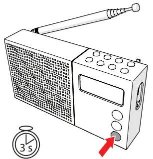 NIKKEI NDB30 Portable DAB Radio Alarm Clock Radio - Fig 10