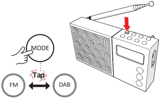 NIKKEI NDB30 Portable DAB Radio Alarm Clock Radio - Fig 4
