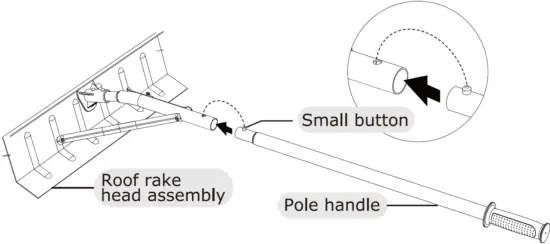 Roof Rake Head Assembly 04