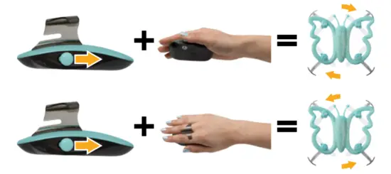 FORCE1 F1 MONARC BLU Monarch Motion Drone - BARREL ROLLS1