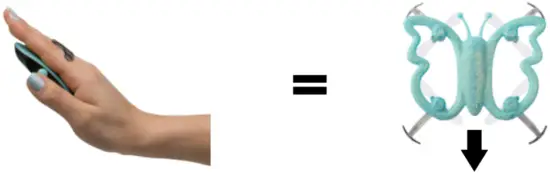 FORCE1 F1 MONARC BLU Monarch Motion Drone - REVERSE