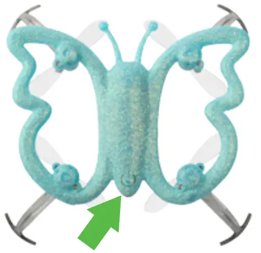 FORCE1 F1 MONARC BLU Monarch Motion Drone - button