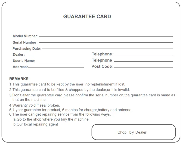 Gocom Technology 2020GA80 Walkie Talkie Analog Radio-fig11