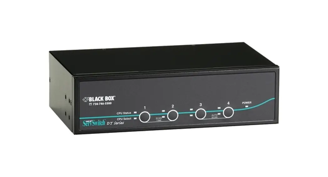 Black Box Kv9612a Servswitch Dt Series Usb Or Dvi Or Audio Kvm Switches User Manual