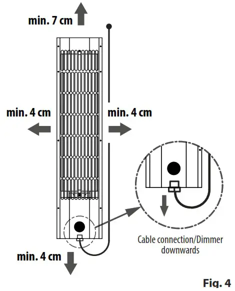 EOS Vitae Protector Compact infrared radiator - Before installation 5
