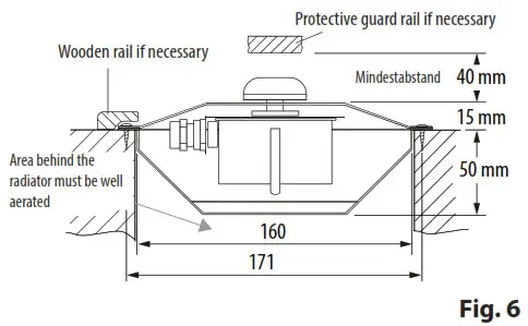 EOS Vitae Protector Compact infrared radiator - Installation 2