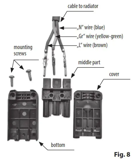 EOS Vitae Protector Compact infrared radiator - Installation 4
