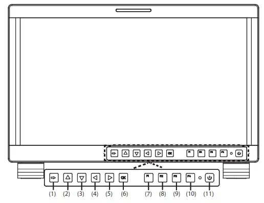 SWIT 15.6 LCD Monitor-0Operation Instructions