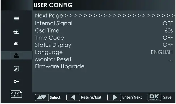SWIT 15.6 LCD Monitor-0Other Menu