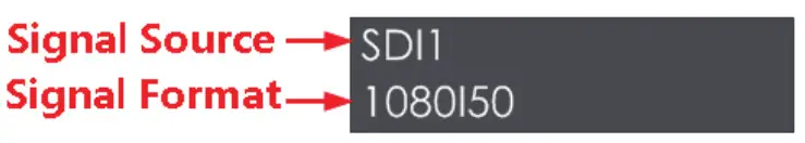 SWIT 15.6 LCD Monitor-Status Information