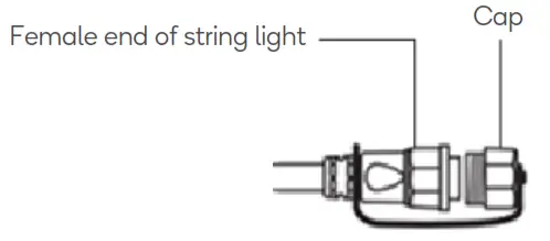kogan NBOTLTFL20A Outdoor Festoon String Light - Fig .2