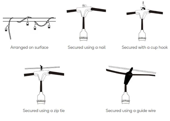 kogan NBOTLTFL20A Outdoor Festoon String Light - Fig