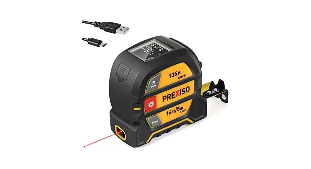 Prexiso Plt40l 2-in-1 Laser Tape Measure Instruction Manual