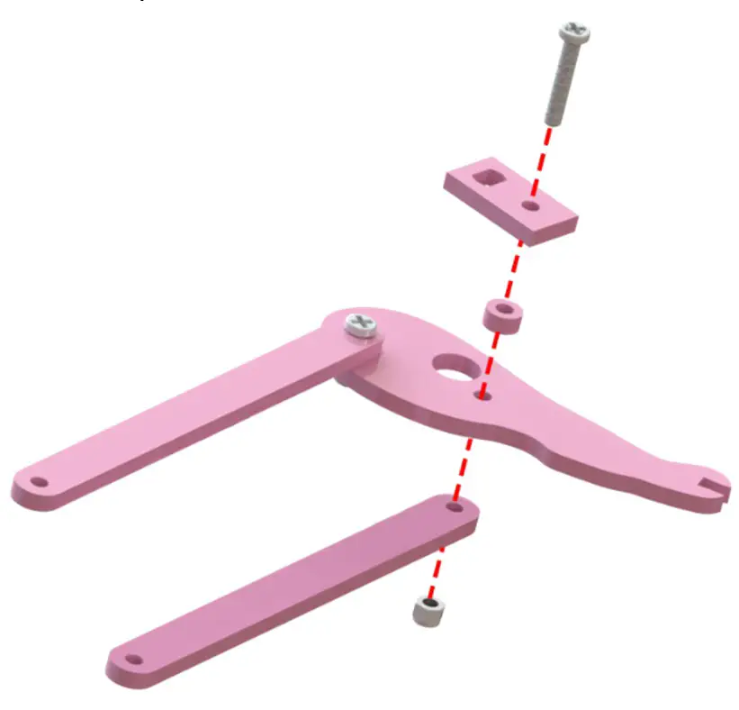 SunFounder Structural Plates - Assembly left leg 2