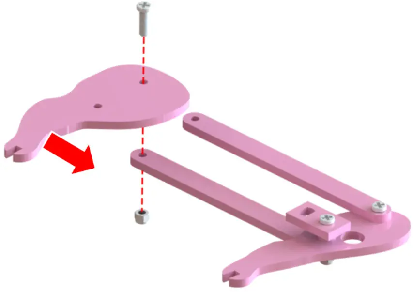 SunFounder Structural Plates - Assembly left leg 3