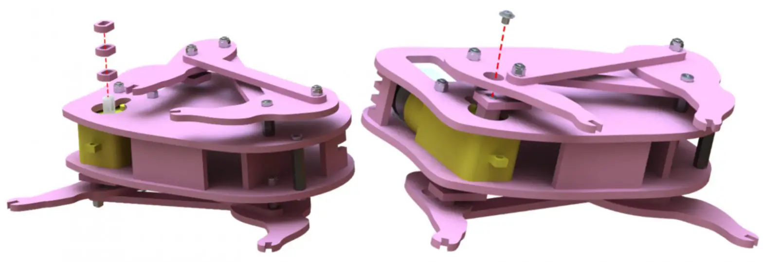 SunFounder Structural Plates - Assembly left side 3