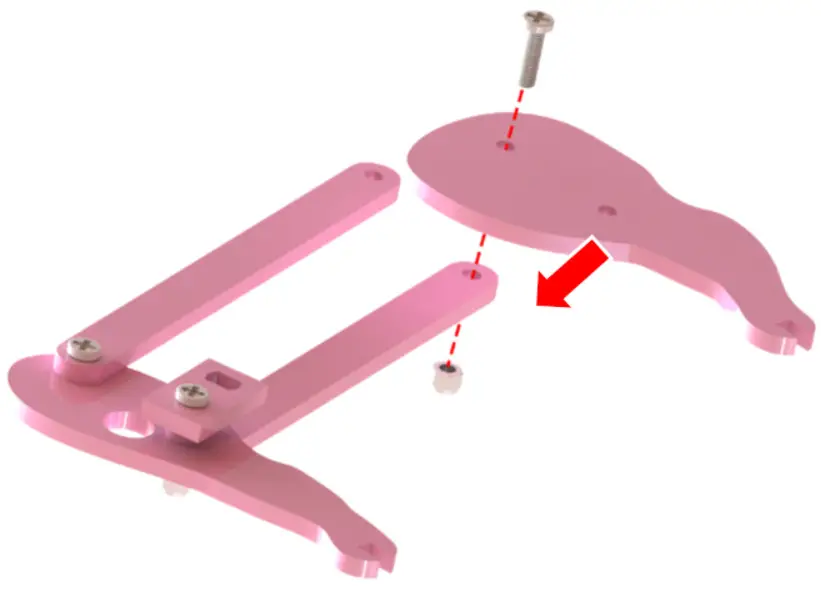 SunFounder Structural Plates - Assembly right leg 3