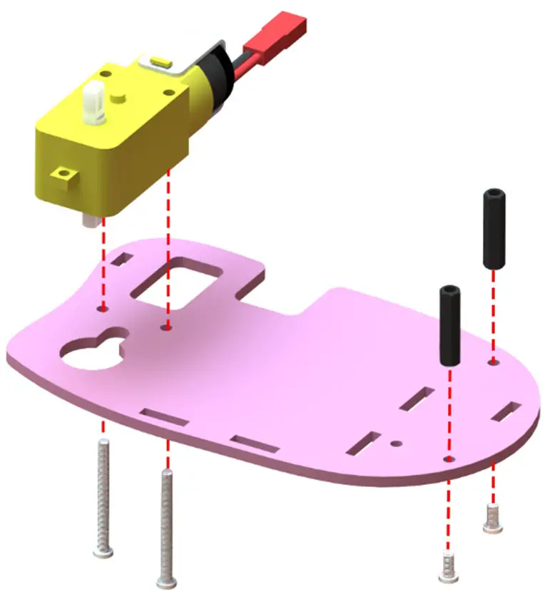 SunFounder Structural Plates - Assembly right side 1
