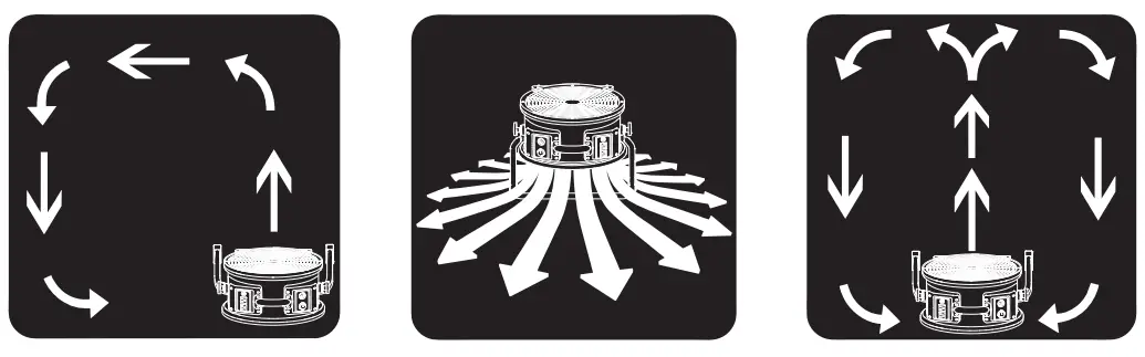 XPOWER FC-125B Rechargeable Cordless Air Circulator - 16