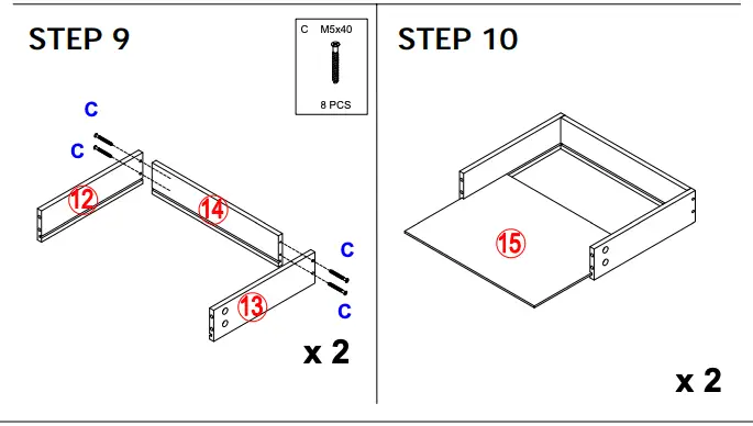 Step 9 and 10