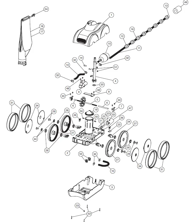 PENTAIR LL505G Kreepy Krauly Legend Pressure-Side Pool Cleaner 19
