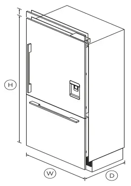 FISHER PAYKEL RS36W80RU1_N 36 Inch Ice & Water Integrated Refrigerator Freezer-fig2