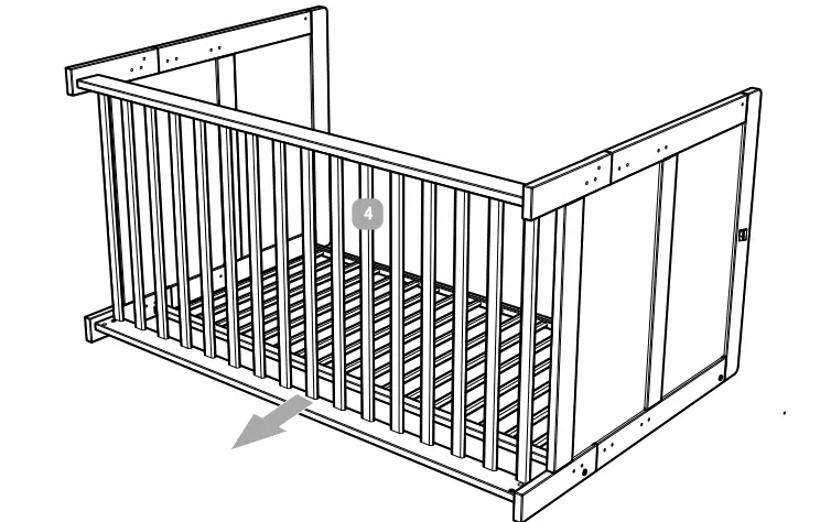 Silver Cross 220406 Devon Cot Bed fig (10)