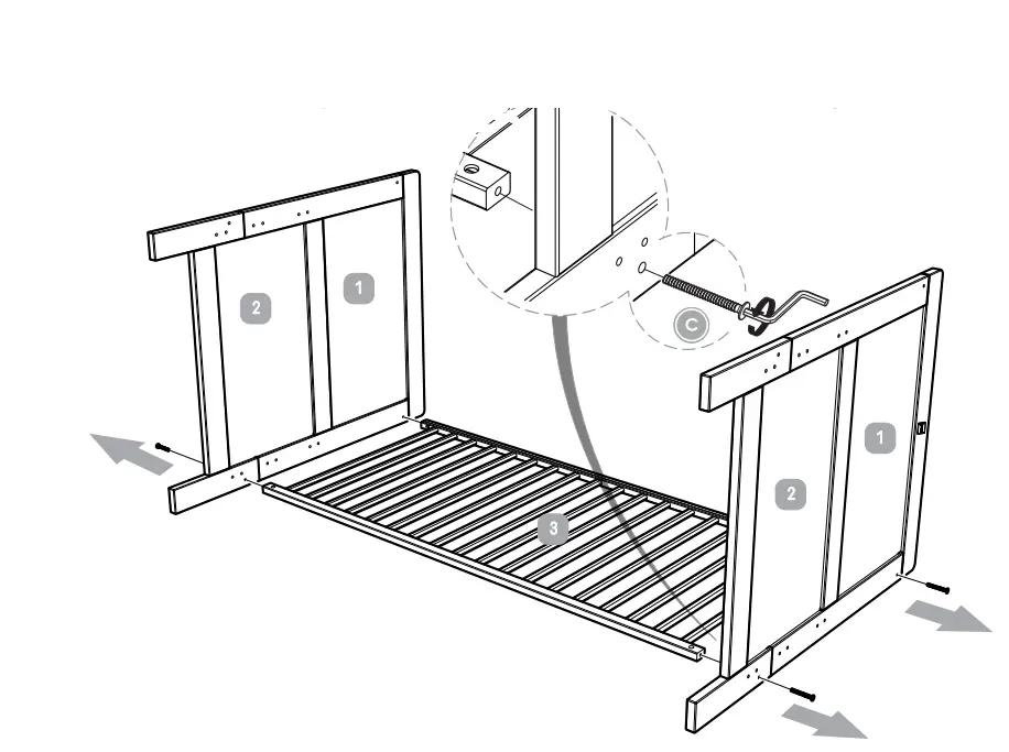 Silver Cross 220406 Devon Cot Bed fig (11)