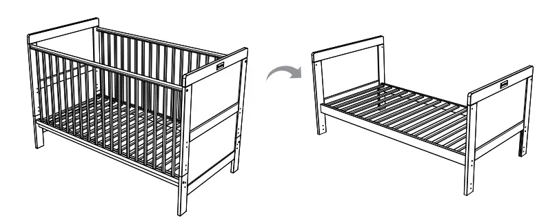 Silver Cross 220406 Devon Cot Bed fig (7)