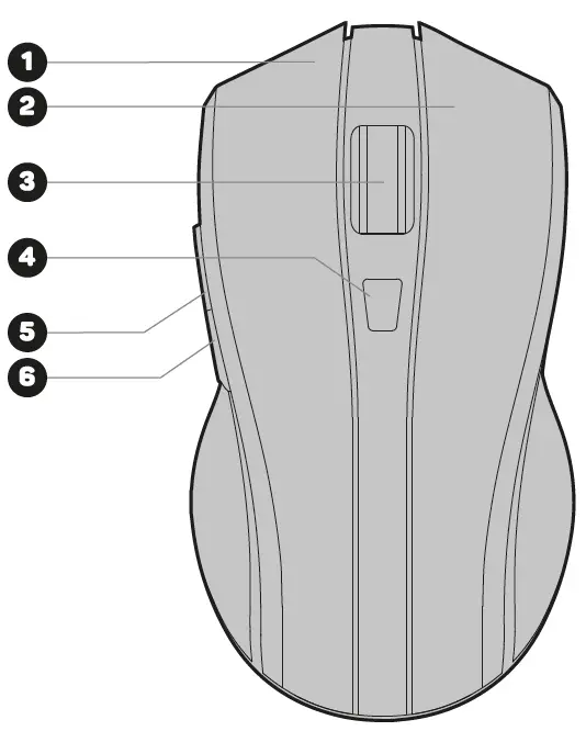 connect IT CMO-3530-DD Wireless Gaming Mouse 1