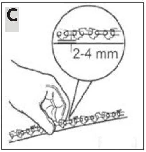 Chain pensioning check