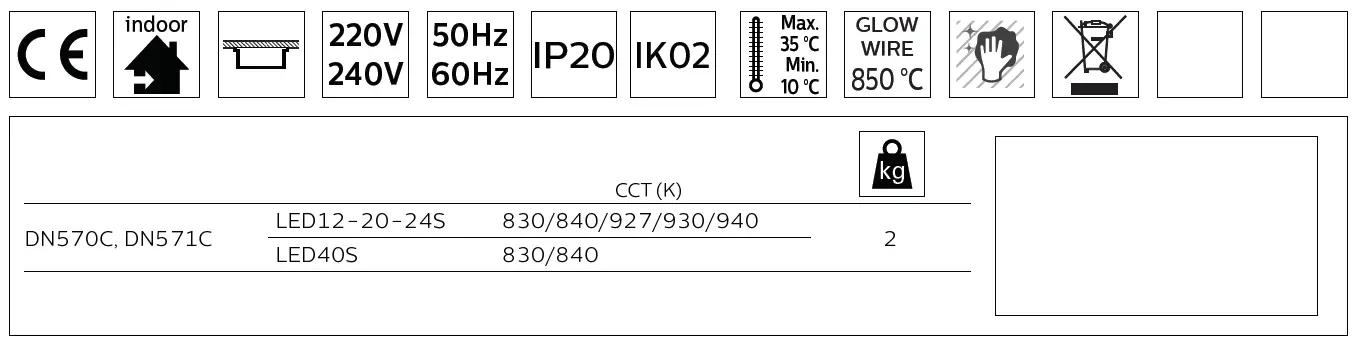PHILIPS DN570C Surface Luxspace Downlight 2