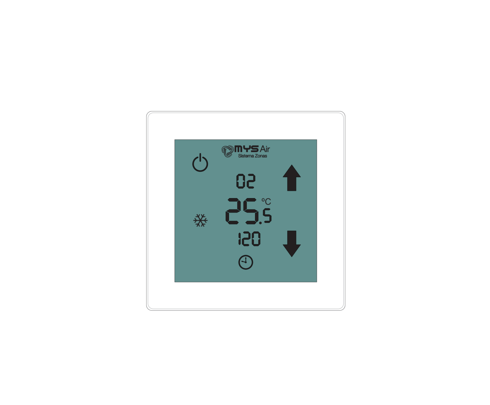 Mysair Roma Monochrome Backlit Touch Thermostat User Manual Mysair Roma Monochrome Backlit Touch Thermostat User Manual
