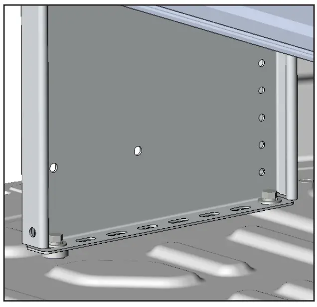 RANGER DESIGN P4 RA60 3 60 Steel Shelving Unit  3 Shelves -PHASE 14