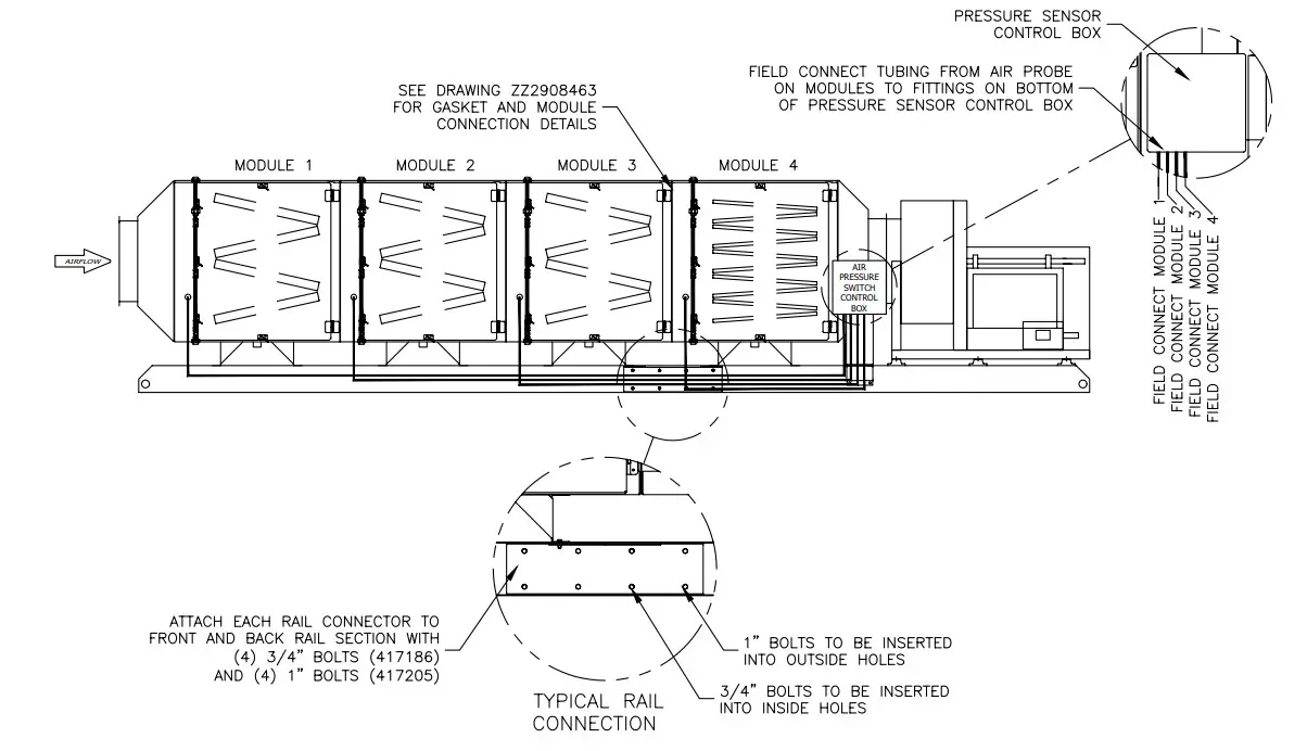 ACCUREX Grease Trapper Kitchen Exhaust Pollution Control Unit - Figure 1