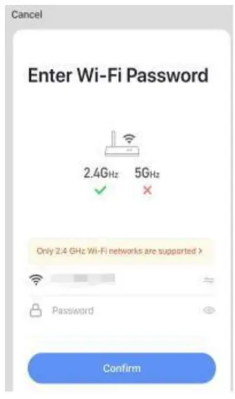 TIMBERK T HU4 A100E WF Ultrasonic Humidifier - password