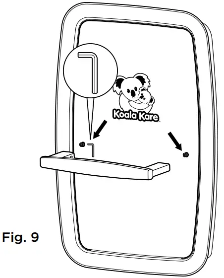 Koala Kare KB311-SSWM Surface-Mounted Baby Changing Station - fig 7