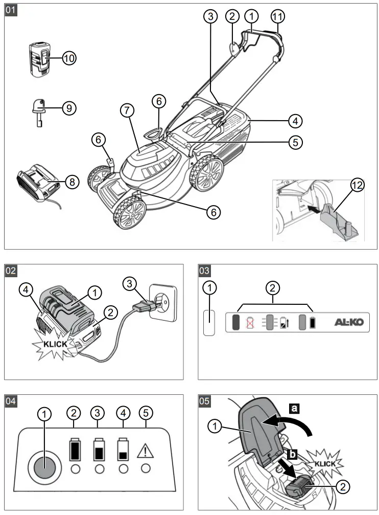 AL-KO Moweo 46.0 LI SP Cordless Lawnmower - fig 1