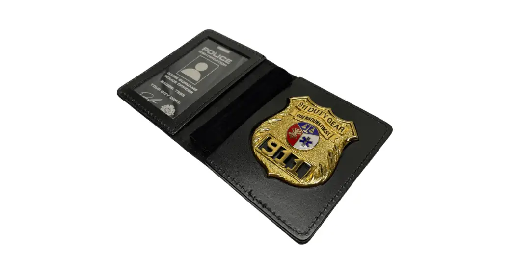 911 Duty Gear Custom Badge Id Case Instructions