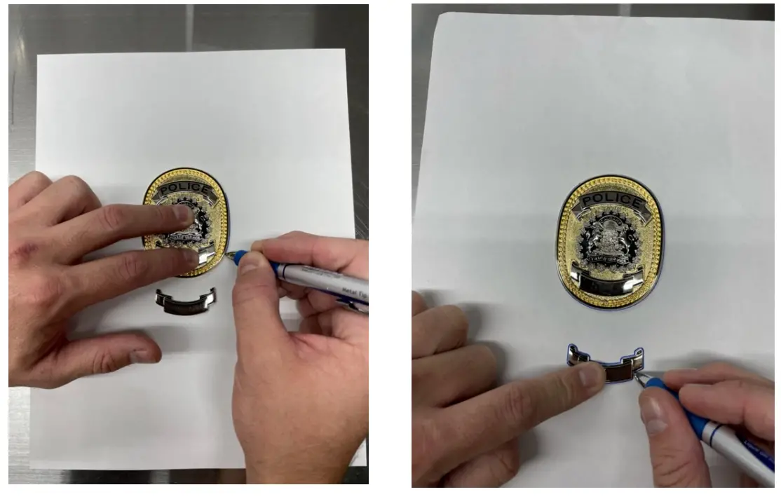 911 DUTY GEAR Custom Badge ID Case fig