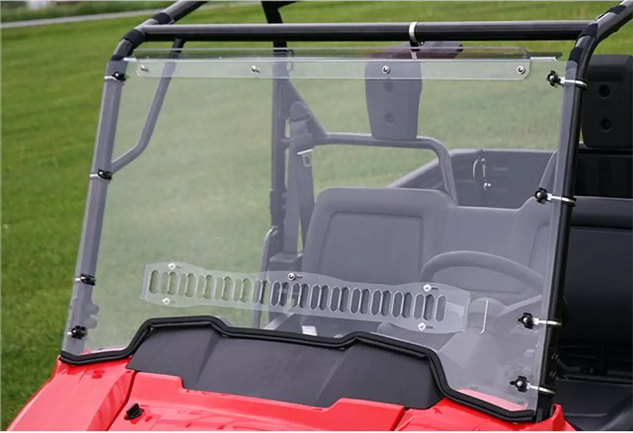 FALCON RIDGE HO-BIG RED-WD05 Care of Honda Big Red 2-Piece Vented Polycarbonate Windshield