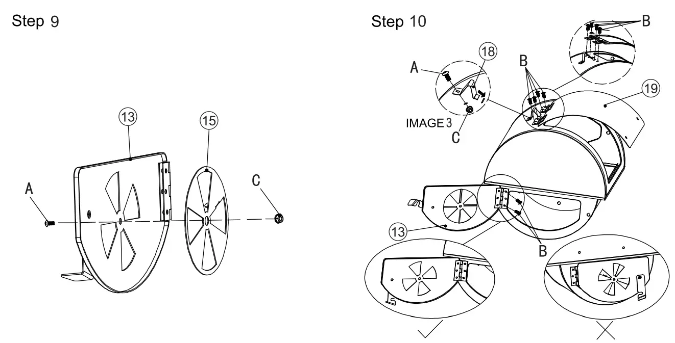 Royal Gourmet CC1830S Offset Smoker Charcoal Grill - 9