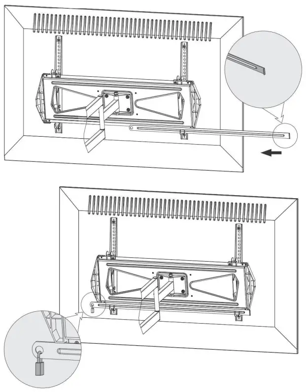 Inserting the safety bar