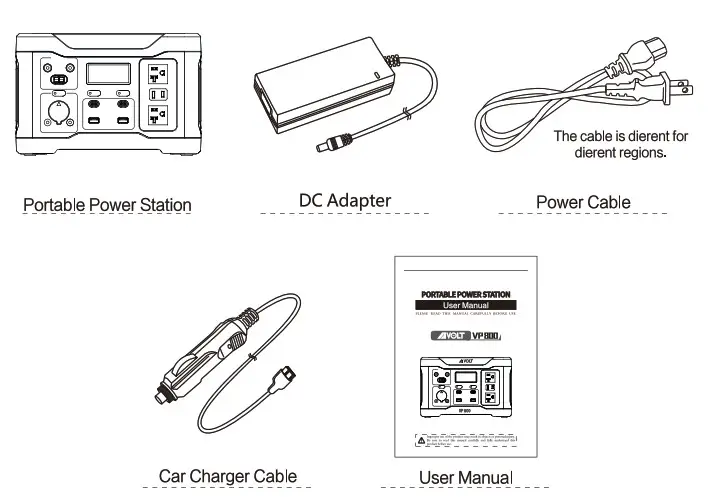 AIVOLT VP 800 Portable Power Station - fig