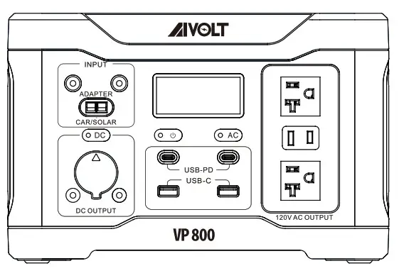 AIVOLT VP 800 Portable Power Station