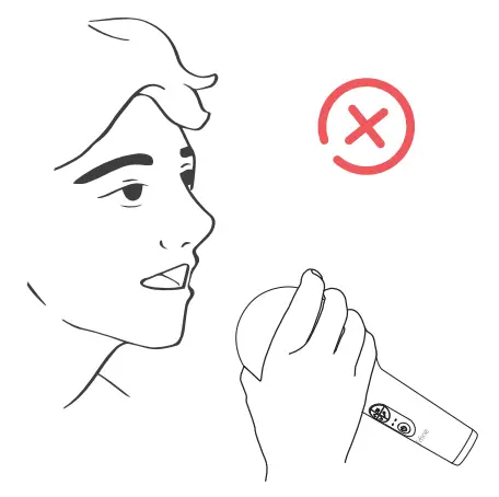 fifine E2 Mini Microphone Handheld Kids Microphone Wireless Karaoke Microphone - FIG 2